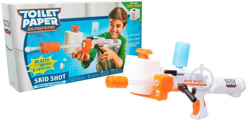 ᐉ Бластер Jakks Pacific Skid Shot з туалетного паперу у коробці
