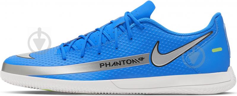 Футзальне взуття Nike Phantom GT Club IC CK8466-400 р.42 блакитний - фото 5