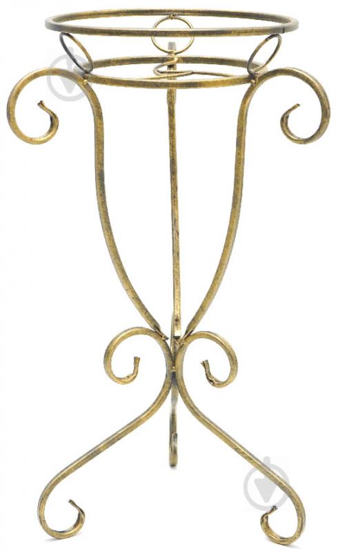 Підставка для квітів Ferrum Decor ST2859 31х29x59 см антична бронза - фото 1