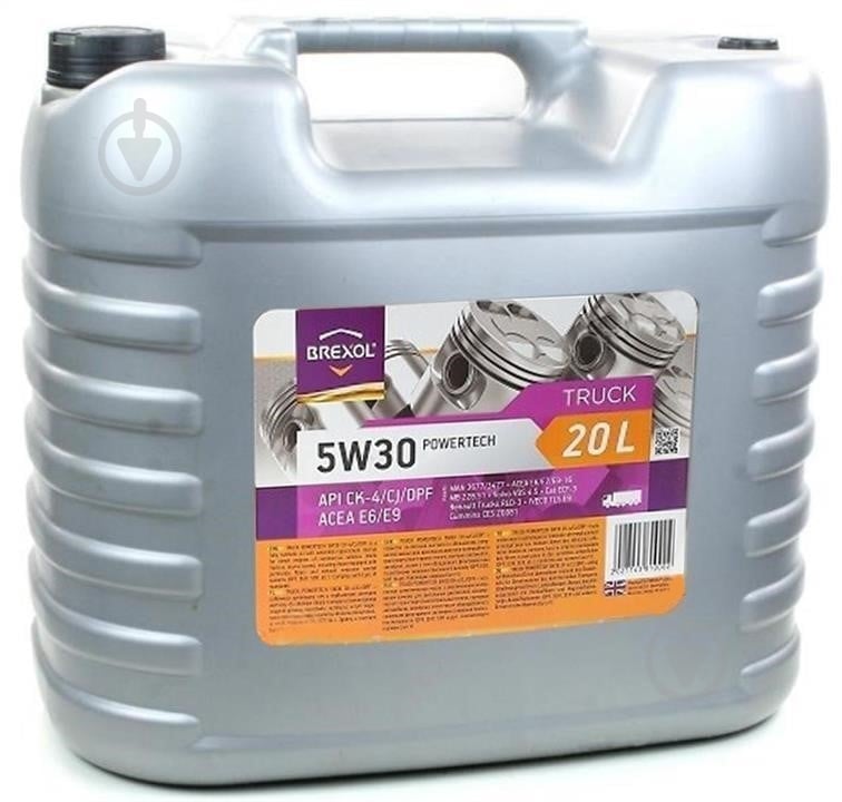 Масло моторн. BREXOL TRUCK POWERTECH 5W30 CK-4/CJ-4/DPF E6 (Каністра 20л)