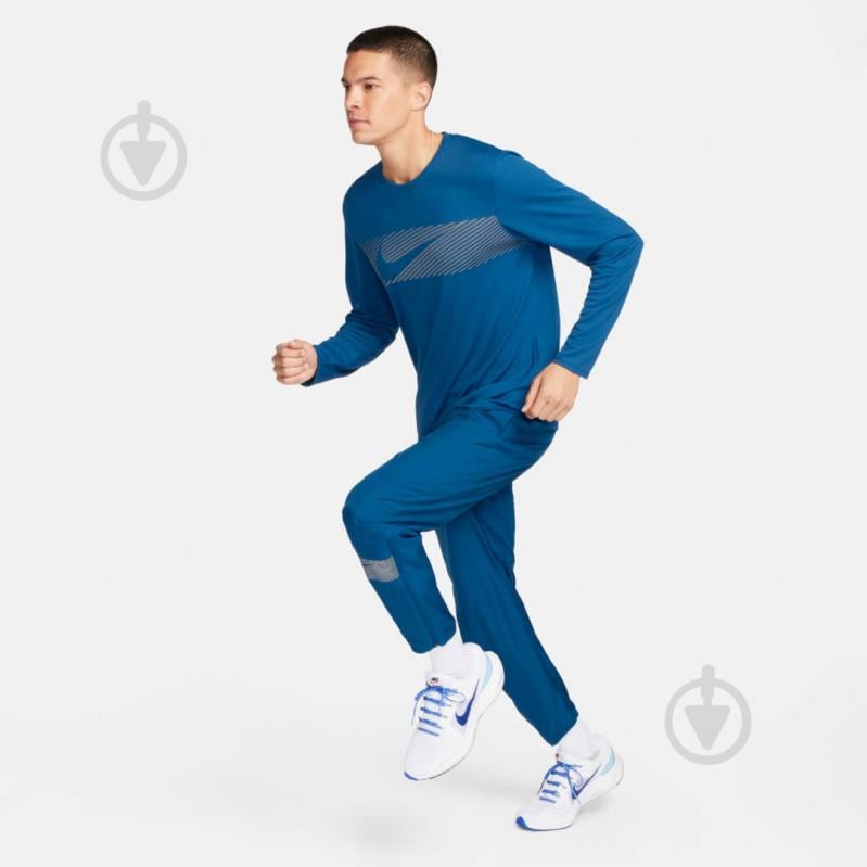 Футболка Nike M NK DF UV MILER TOP LS FLASH FB8552-476 р.S синій - фото 6