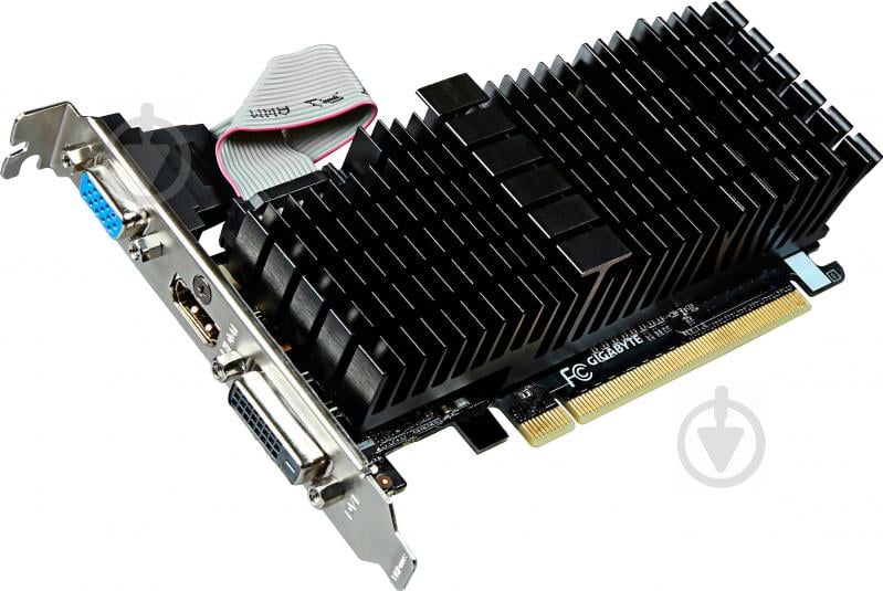 Видеокарта Gigabyte GeForce GT 710 1GB DDR3 64bit (GV-N710SL-1GL) - фото 2