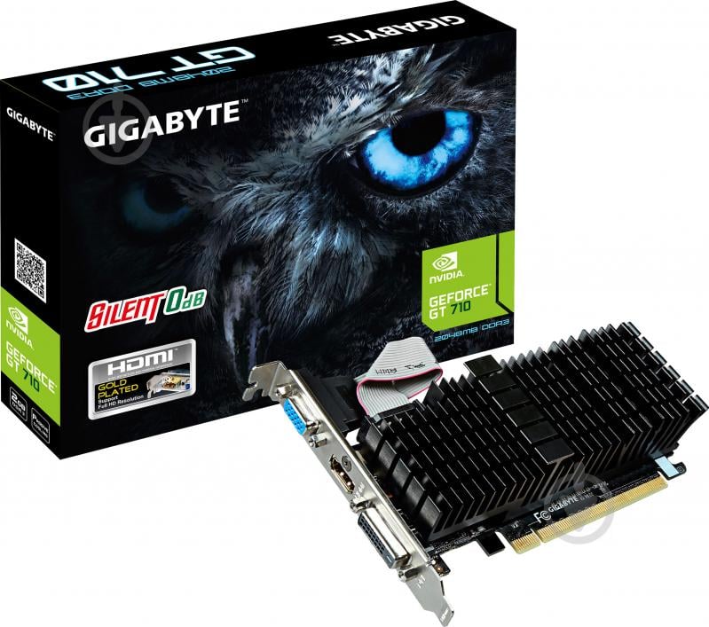 Відеокарта Gigabyte GeForce GT 710 2GB DDR3 64bit (GV-N710SL-2GL) - фото 4