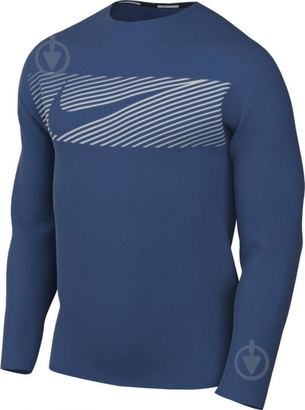 Футболка Nike M NK DF UV MILER TOP LS FLASH FB8552-476 р.M синій - фото 10