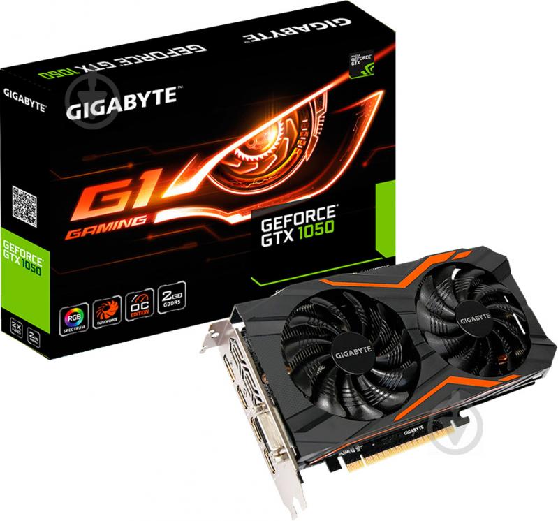 Відеокарта Gigabyte GeForce GTX 1050 G1 Gaming OC 2GB GDDR5 128bit (GV-N1050G1_GAMING-2GD) - фото 6