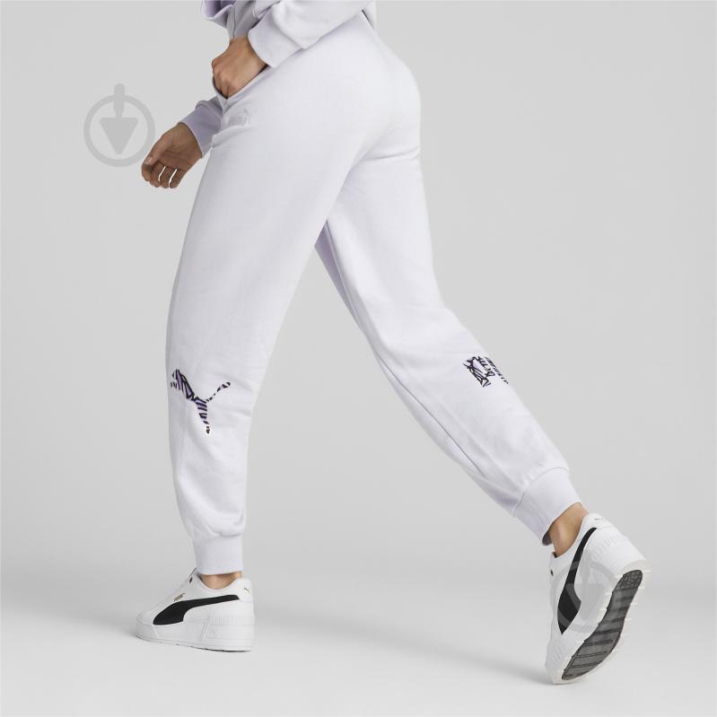 Штани Puma PUMA POWER NOVA SHINE COLORBLOCK HIGH-WAIST PANTS TR 67444768 р. S блакитний - фото 4