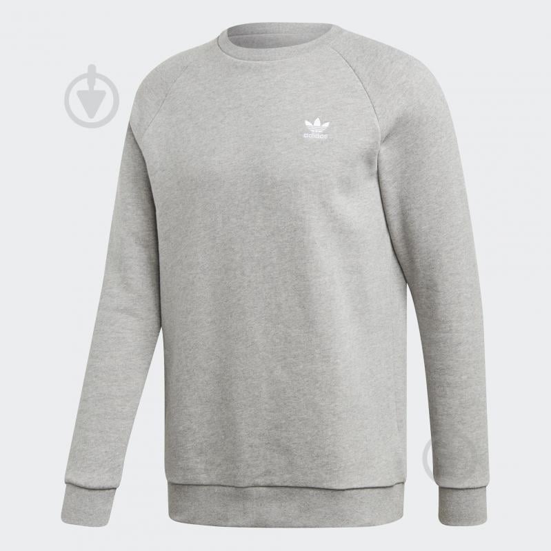Джемпер Adidas ESSENTIAL CREW DV1642 р.L-XL серый - фото 1 Джемпер Adidas ESSENTIAL CREW DV1642 р.L-XL серый - фото 1