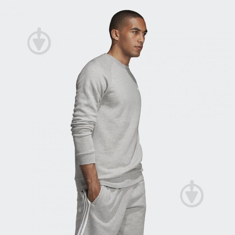 Джемпер Adidas ESSENTIAL CREW DV1642 р.L-XL серый - фото 4 Джемпер Adidas ESSENTIAL CREW DV1642 р.L-XL серый - фото 4