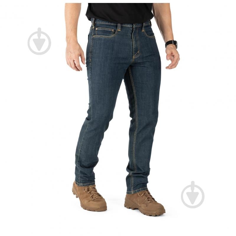 Брюки 5.11 Tactical джинсовые DEFENDER-FLEX SLIM JEANS 74465-585 р.31-32 синий - фото 15