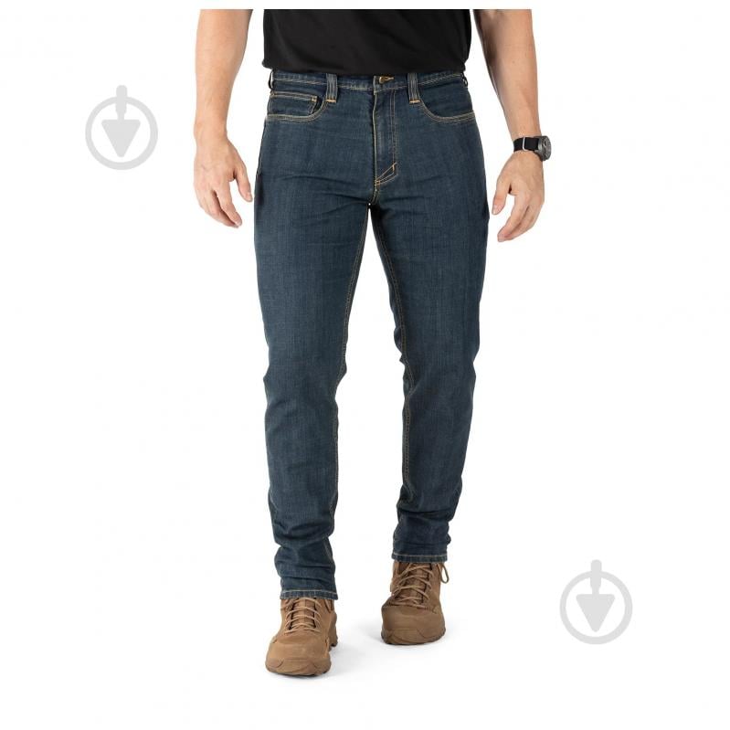 Брюки 5.11 Tactical джинсовые DEFENDER-FLEX SLIM JEANS 74465-585 р.31-32 синий - фото 2