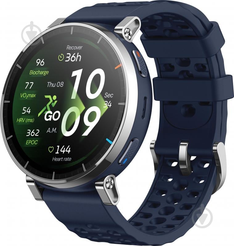 Смарт-часы Amazfit Active 3 Premium Синий (1193747) - фото 1
