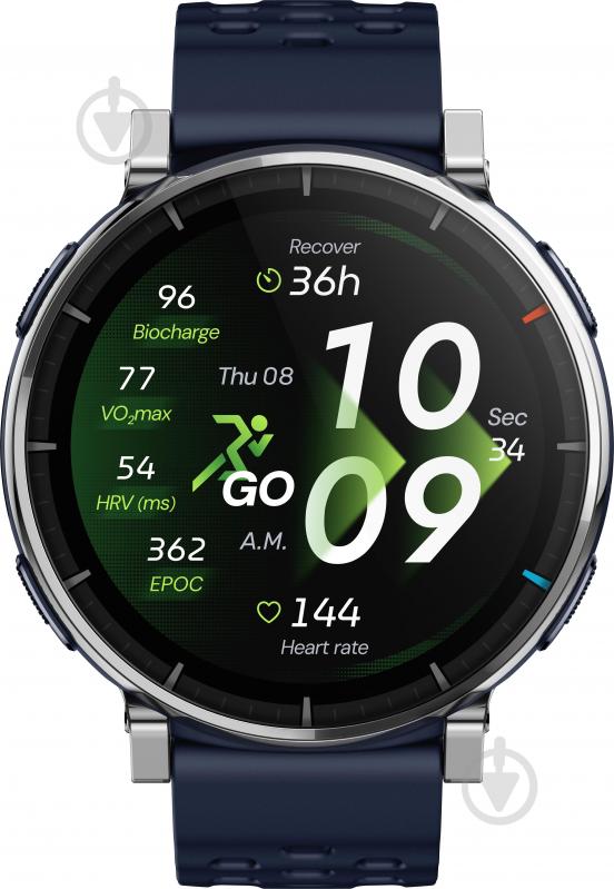 Смарт-часы Amazfit Active 3 Premium Синий (1193747) - фото 2