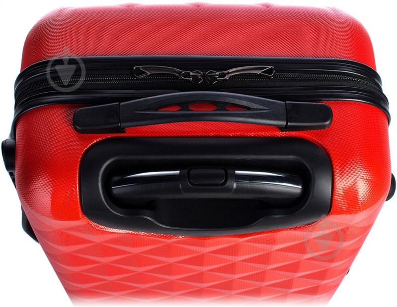 Чемодан Bernard 55 л красный Comfort Alum 24 946835 - фото 3