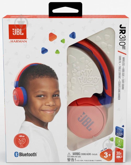 Наушники JBL JR 310BT red (JBLJR310BTRED) - фото 9