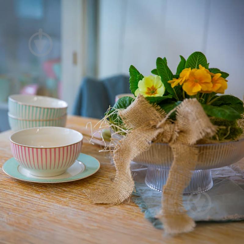 Тарелка десертная Ambition BLISS, фарфор, 19см, бело-мятная - фото 3 Тарелка десертная Ambition BLISS, фарфор, 19см, бело-мятная - фото 3