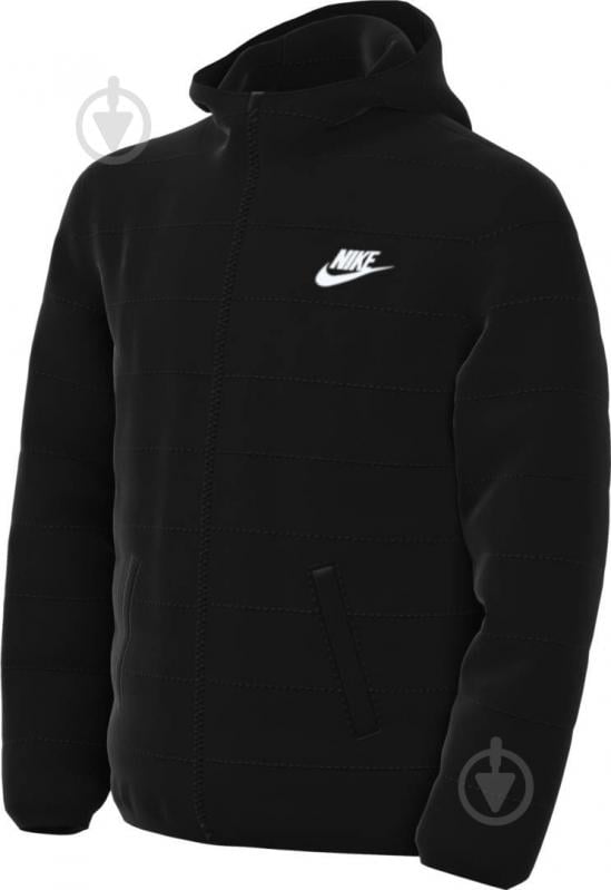 Куртка для хлопчиків демісезонна Nike K NSW LOW SYNFL JKT ADP FD2845-010 р.M чорна - фото 7