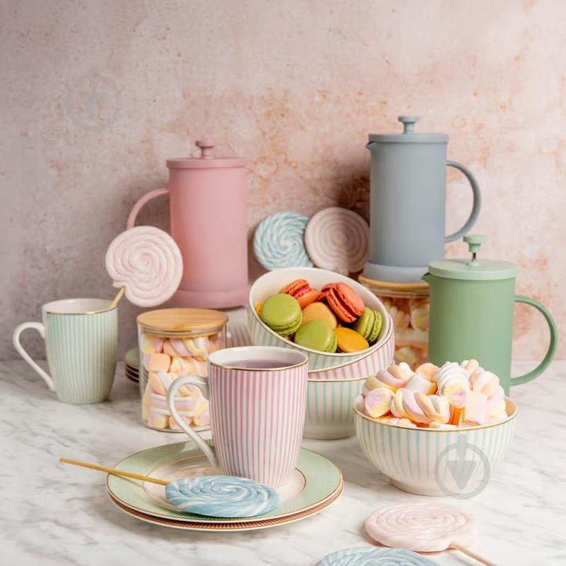 Салатник Ambition BLISS13х7 см бело-розовый - фото 3 Салатник Ambition BLISS13х7 см бело-розовый - фото 3