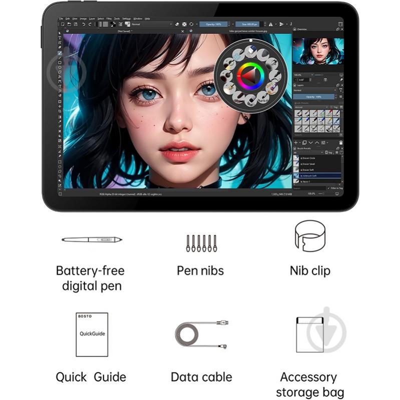 Монітор графічний Bosto BT-101C 10,1" BT-101C black - фото 3