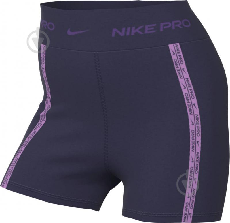 Велосипедки Nike W NP DF HR 3IN SHORT FEMME FB5450-555 р. L синій - фото 6