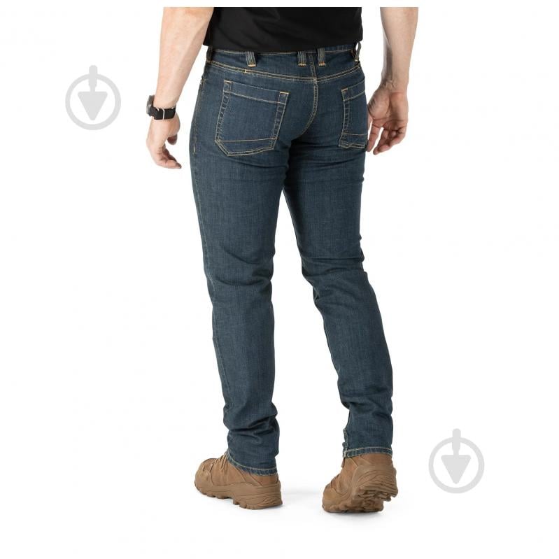 Брюки 5.11 Tactical джинсовые DEFENDER-FLEX SLIM JEANS 74465-585 р.34-34 синий - фото 5