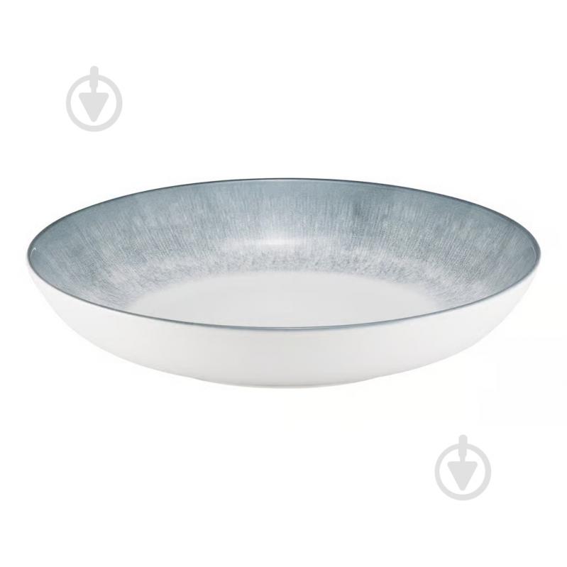 Тарілка для супу Ambition Aqua 23 см синьо-сіра - фото 1