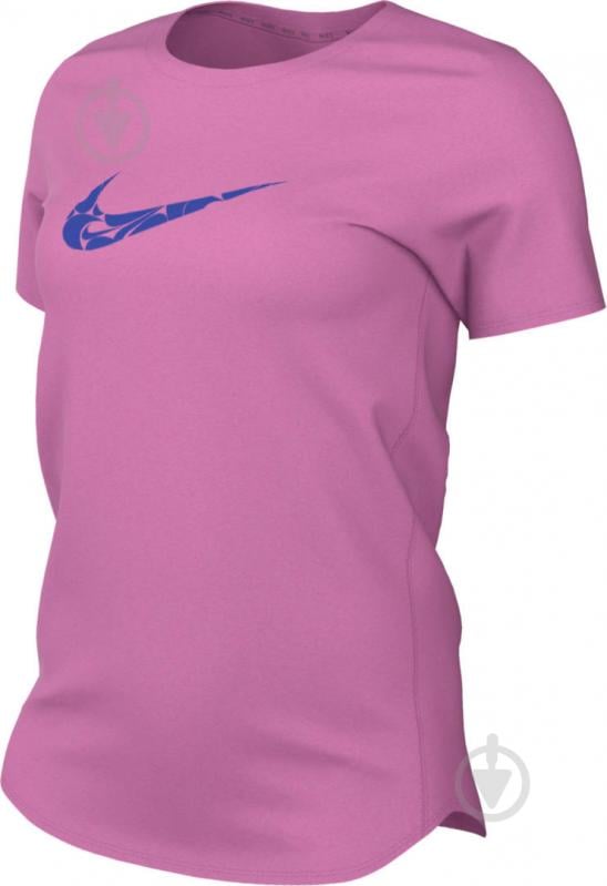 Футболка Nike W NK ONE SWSH HBR DF SS TOP FN2618-675 р.XS розовый - фото 5