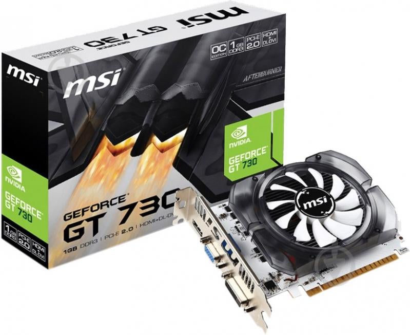 Відеокарта MSI GeForce GT 730 1GB DDR3 64bit (N730K-1GD3/OCV2) - фото 5