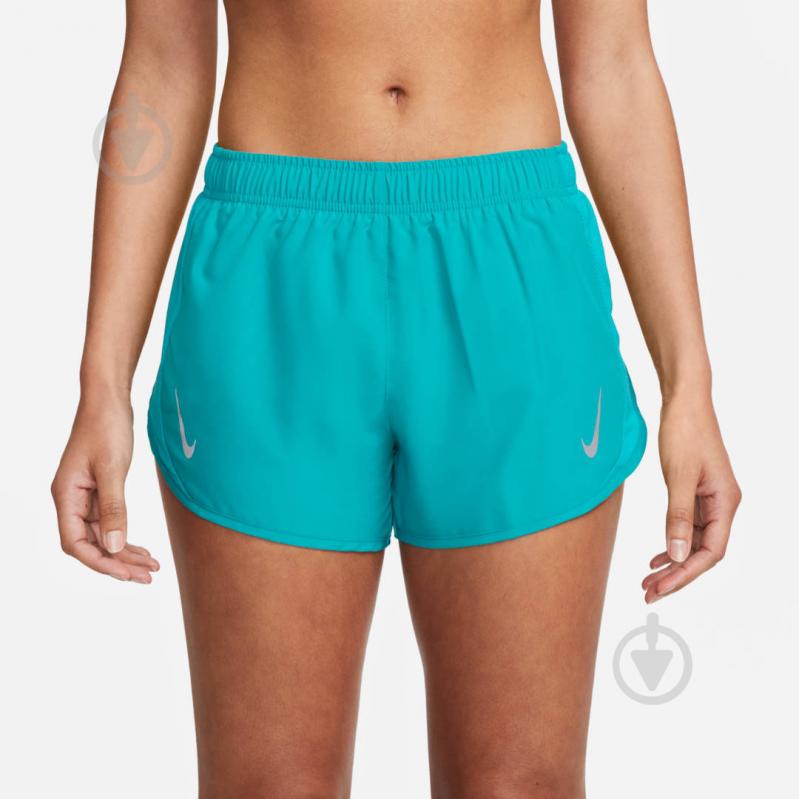 Шорты Nike W NK FAST DF TEMPO SHORT DD5935-443 р. XL бирюзовый - фото 3