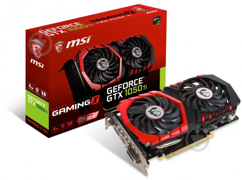 Видеокарта MSI GeForce GTX 1050 Ti Gaming X 4GB GDDR5 128bit (GTX 1050 Ti GAMING X 4G) - фото 10