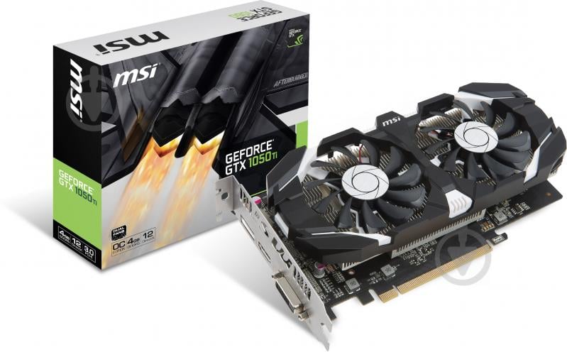 Відеокарта MSI GeForce GTX 1050 Ti OC 4GB GDDR5 128bit (GF_GTX_1050_Ti_4GT_OC) - фото 7