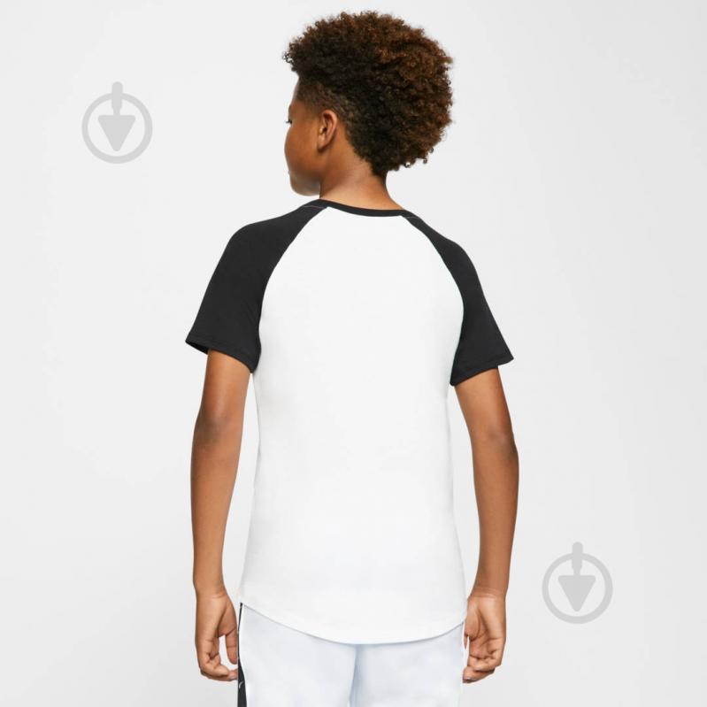 Футболка Nike B NSW TEE HYBRID C&S RAGLAN CV2157-100 р.XS белый - фото 5