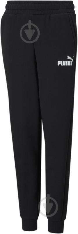 Брюки Puma ESS LOGO PANTS FL CL B 58697301 р. 152 черный - фото 1