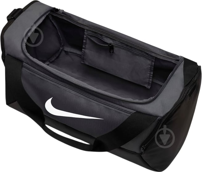 Спортивная сумка Nike Brasilia DM3976-026 серый с черным - фото 3