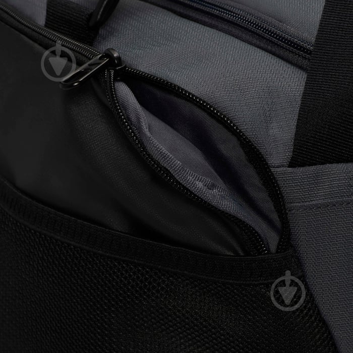 Спортивная сумка Nike Brasilia DM3976-026 серый с черным - фото 8