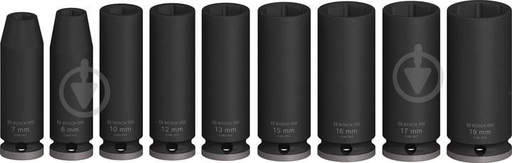 Набор головок 3/8" 63 мм Bosch PRO Deep 9 шт. 2608003037 - фото 2 Набор головок 3/8" 63 мм Bosch PRO Deep 9 шт. 2608003037 - фото 2
