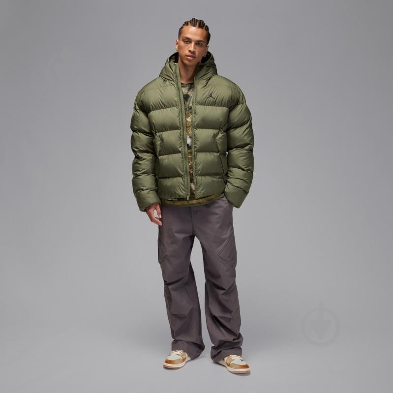 Куртка чоловіча зимова Jordan Brooklyn Therma-FIT Puffer Jacket HV0532-222 р.M хакі - фото 9