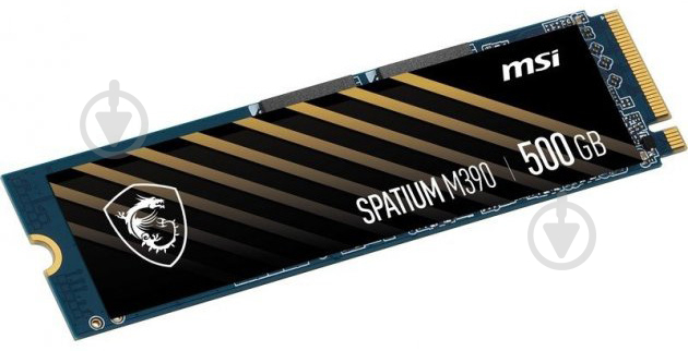 SSD-накопичувач MSI Spatium M390 500GB M.2 PCI Express 3.0 x4 3D TLC NAND (S78-440K070-P83) - фото 1