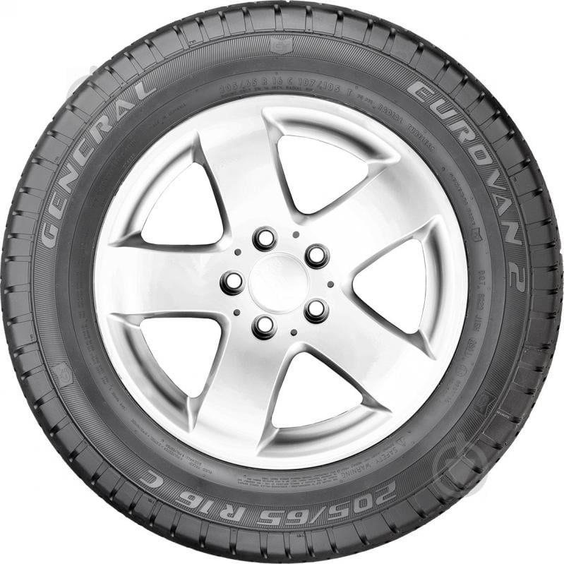 Шина General EUROVAN 2 195/75R16C 107 R літо - фото 2