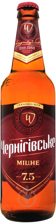 Пиво Чернігівське Міцне 7,5% 0,5 л - фото 1