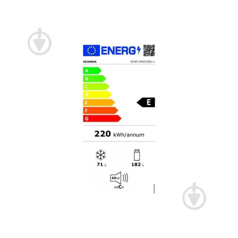Холодильник Heinner HCNF-HM253XE++ - фото 3