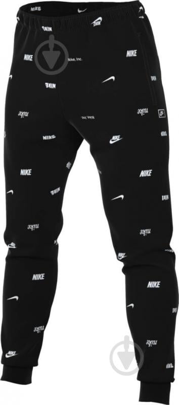 Брюки Nike M NK CLUB+ BB JGGR AOP FB7437-011 р. XL черный - фото 5