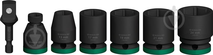 Набор головок 1/2" Bosch PRO Standart 7 шт. 2608003032 - фото 1 Набор головок 1/2" Bosch PRO Standart 7 шт. 2608003032 - фото 1