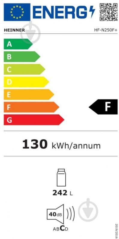 Холодильник Heinner HF-N250F+ - фото 3
