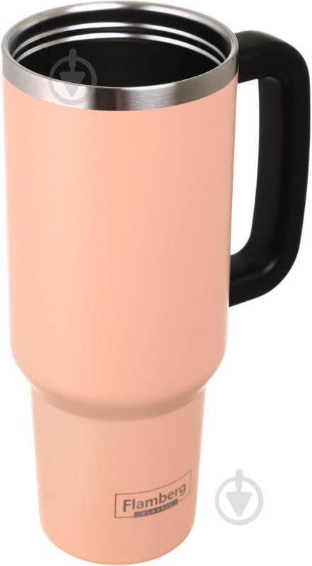 Термочашка Flamberg Peachy mood 1200 мл персиковый - фото 2