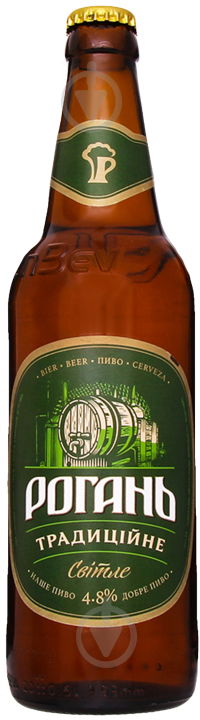 Пиво Рогань Традиційне світле 4,8% 0,5 л - фото 1