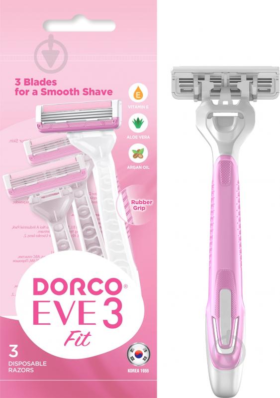 Одноразовая бритва Dorco EVE3 EVE3 3 шт. - фото 1
