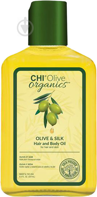 Масло CHI Olive Organics для волос и тела 251 мл - фото 1