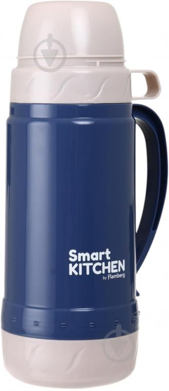 Термос Smart Kitchen by Flamberg Atlas 1000 мл синий - фото 3 Термос Smart Kitchen by Flamberg Atlas 1000 мл синий - фото 3