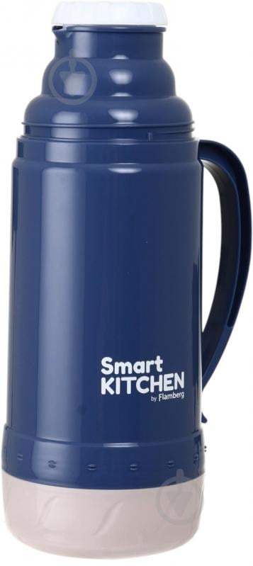 Термос Smart Kitchen by Flamberg Atlas 1000 мл синий - фото 5 Термос Smart Kitchen by Flamberg Atlas 1000 мл синий - фото 5