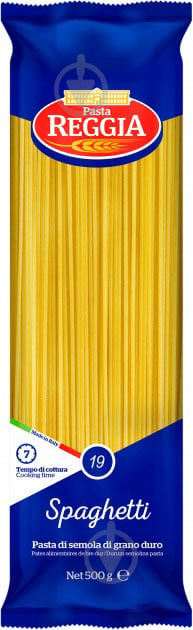 Макарони REGGIA™ Spaghetti 19 Pasta 500 г - фото 1